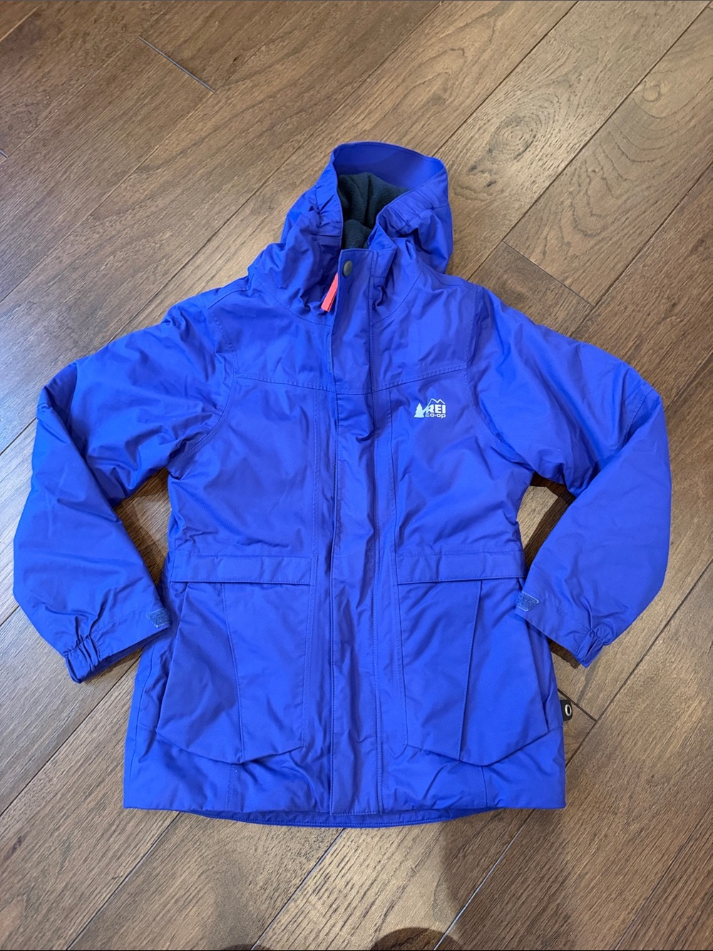 REI Kids Hooded Insulated Jacket in Purple Size XS 6/7 - C13-037